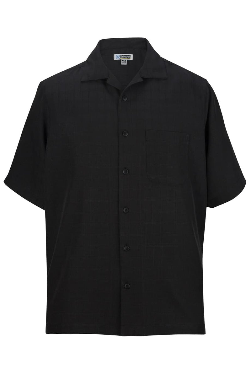 JACQUARD BATISTE CAMP SHIRT