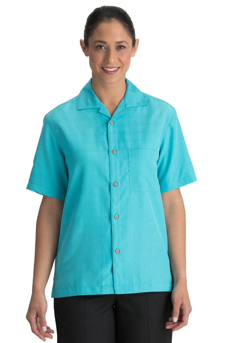 JACQUARD BATISTE CAMP SHIRT