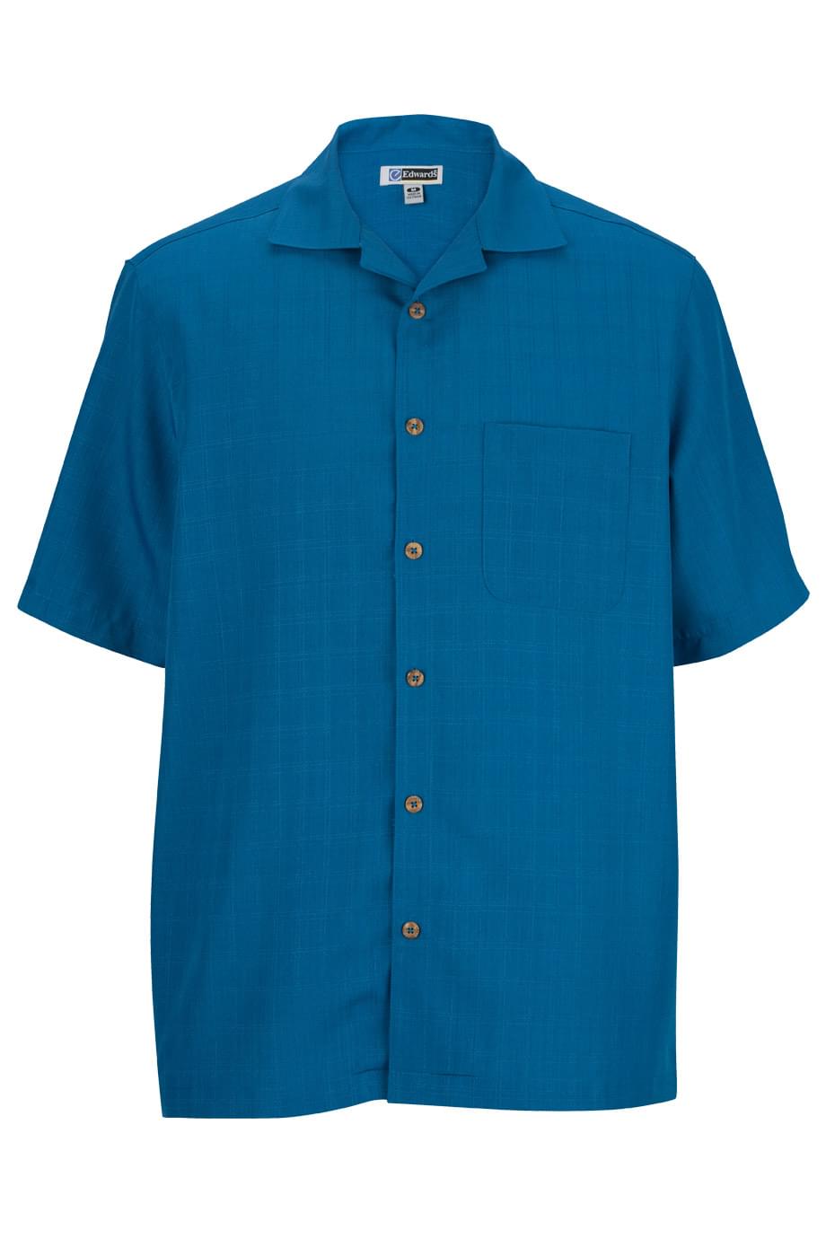 JACQUARD BATISTE CAMP SHIRT