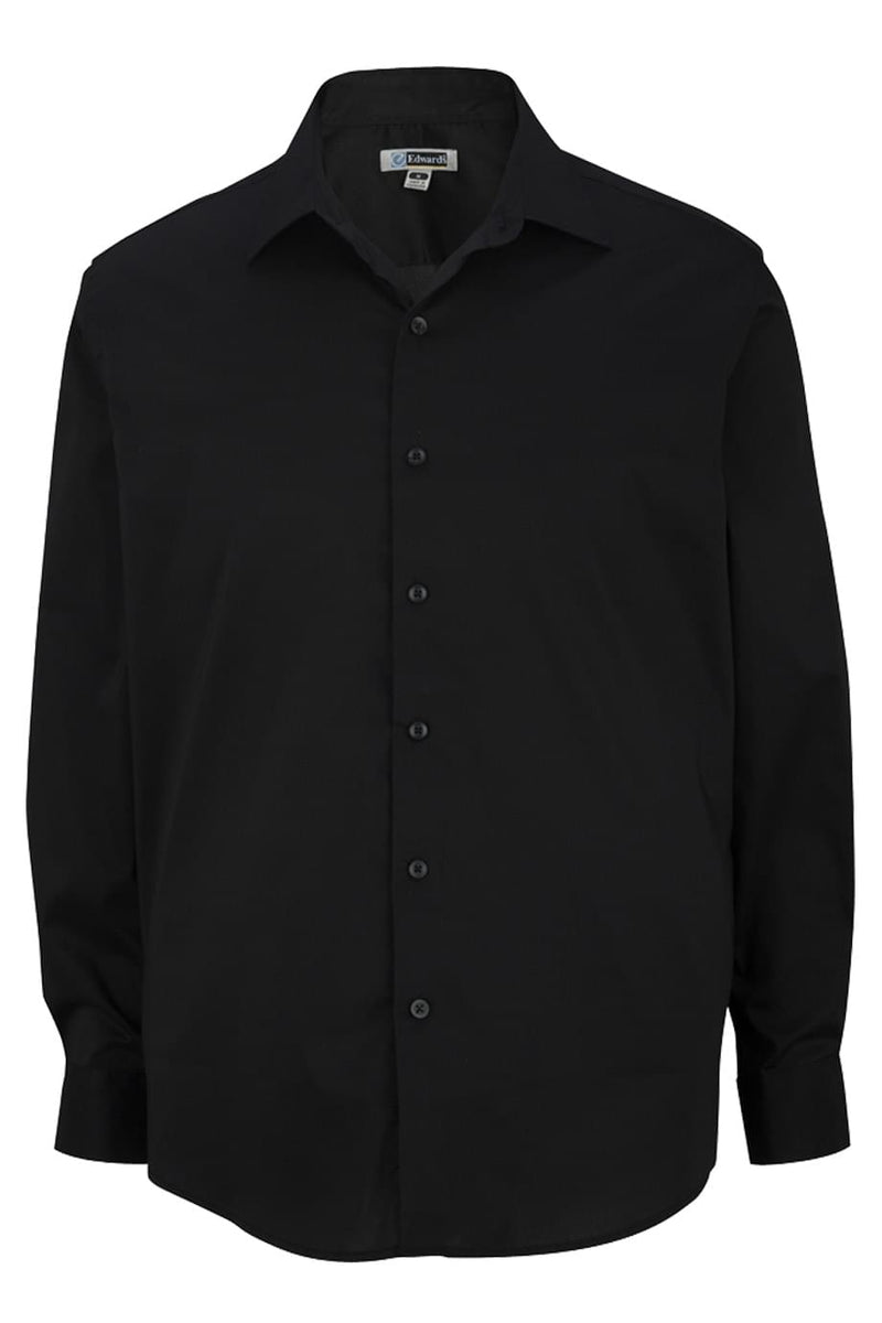 EDWARDS STRETCH BROADCLOTH LONG SLEEVE MENS SHIRT