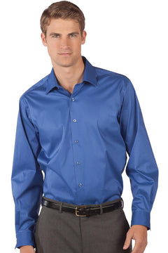 EDWARDS STRETCH BROADCLOTH LONG SLEEVE MENS SHIRT