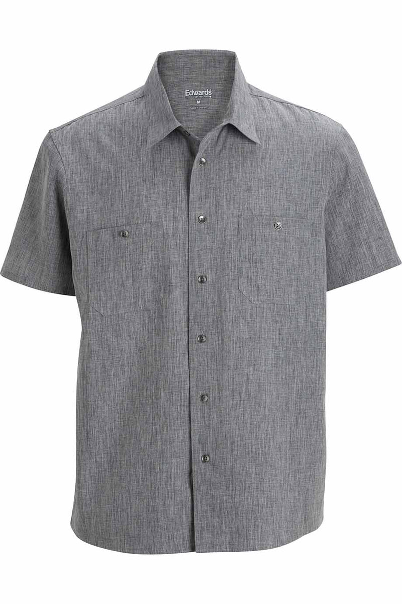 MELANGE MENS CAMP SHIRT