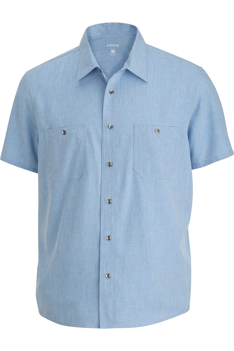 MELANGE MENS CAMP SHIRT