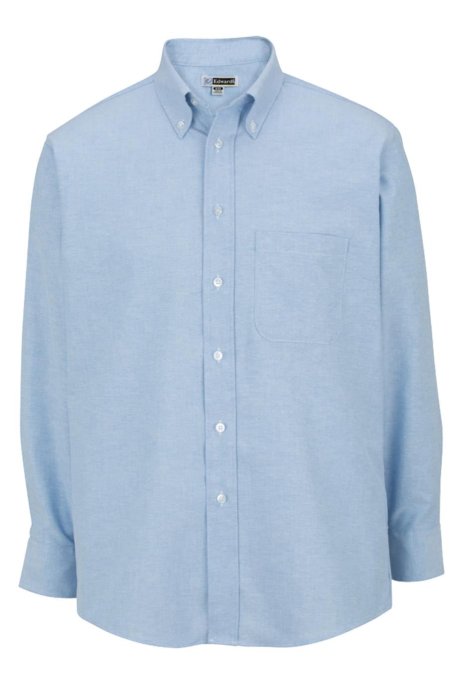 EDWARDS EASY CARE OXFORD LONG SLEEVE MENS SHIRT