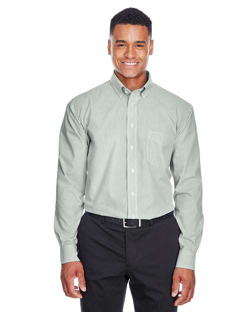 Men's Crown Collection® Banker Stripe Woven Dress Shirt