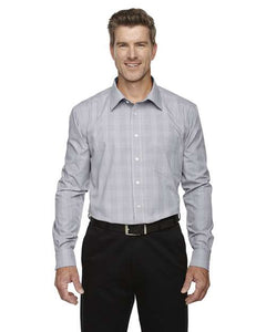 Men's Crown Collection® Glen Plaid Woven Dress Shirt