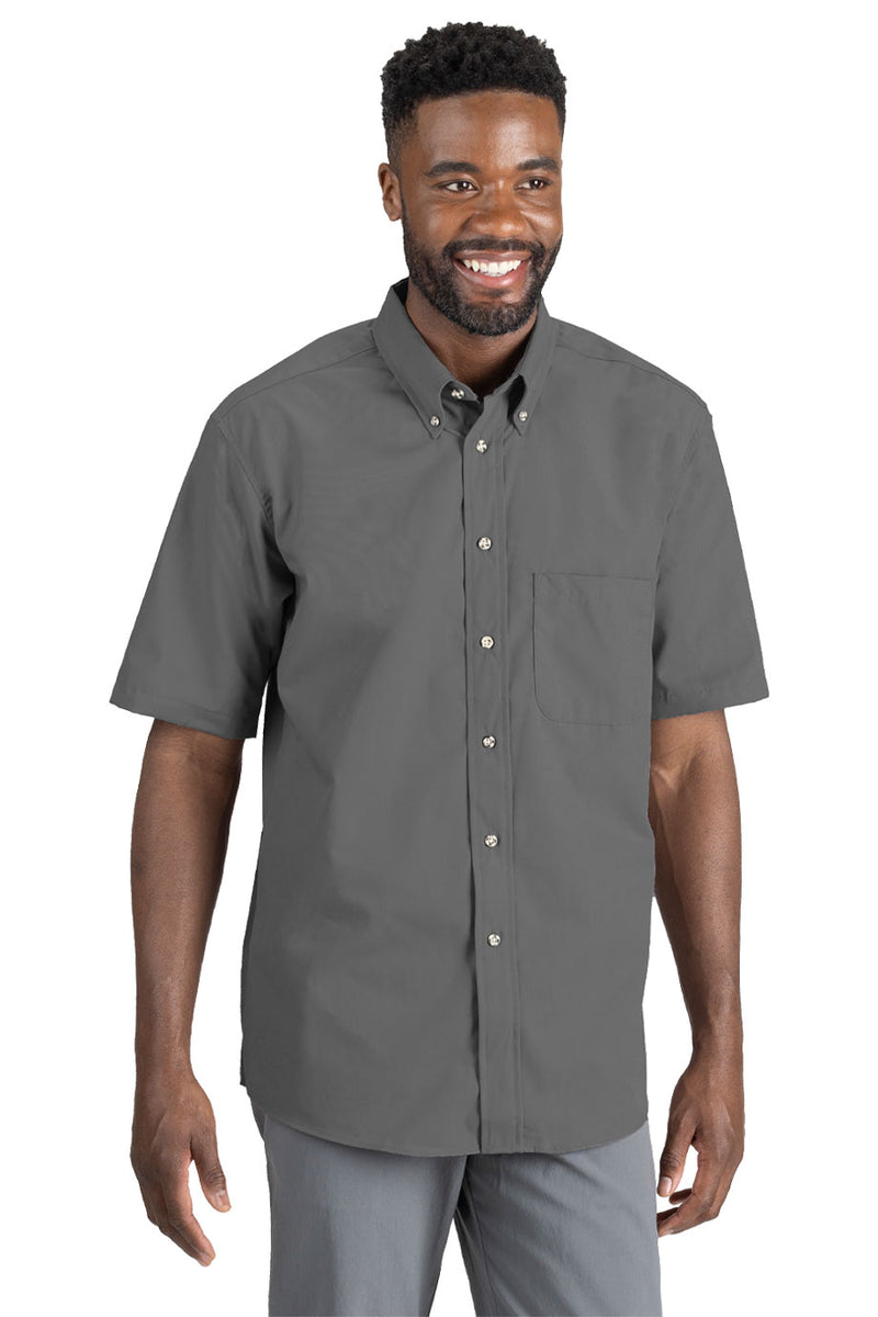 EDWARDS EASY CARE POPLIN SHORT SLEEVE MENS SHIRT