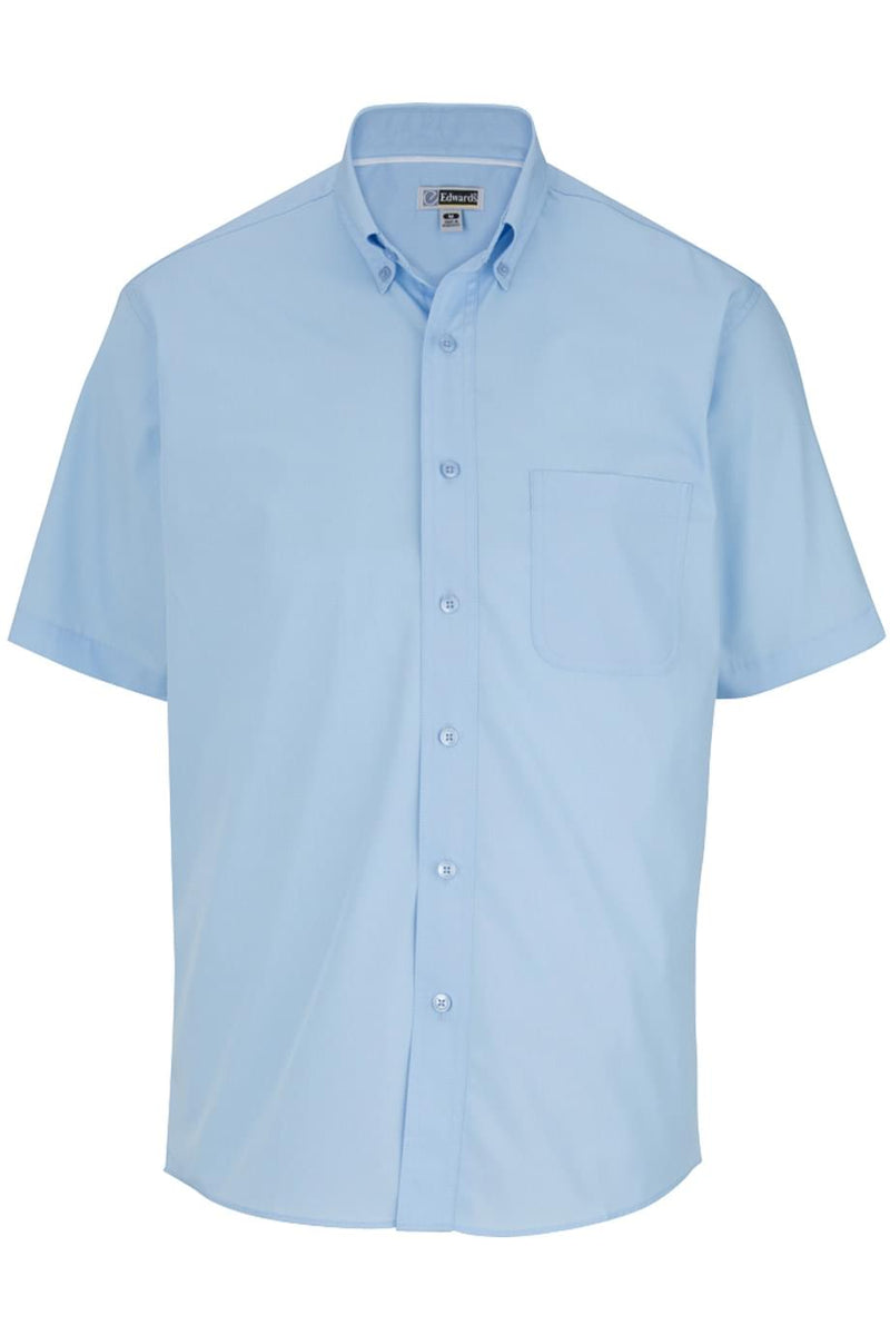 EDWARDS LIGHTWEIGHT POPLIN SHORT SLEEVE MENS SHIRT