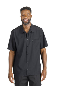 EDWARDS BUTTON FRONT SHIRT WITH MESH BACK
