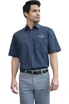 EDWARDS ESSENTIAL BROADCLOTH SHORT SLEEVE MENS SHIRT