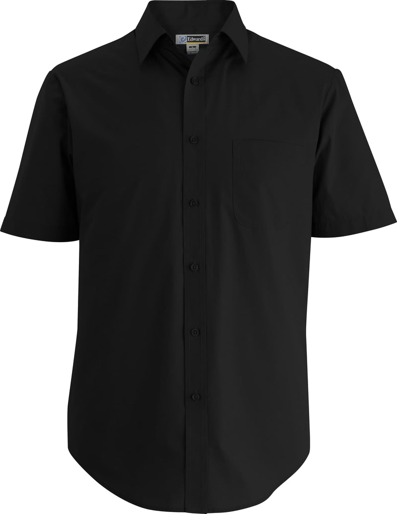 EDWARDS ESSENTIAL BROADCLOTH SHORT SLEEVE MENS SHIRT