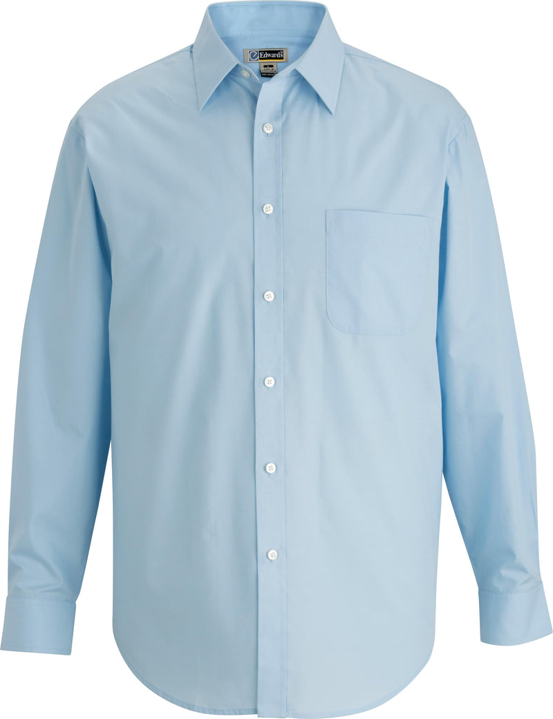 EDWARDS ESSENTIAL BROADCLOTH LONG SLEEVE MENS SHIRT