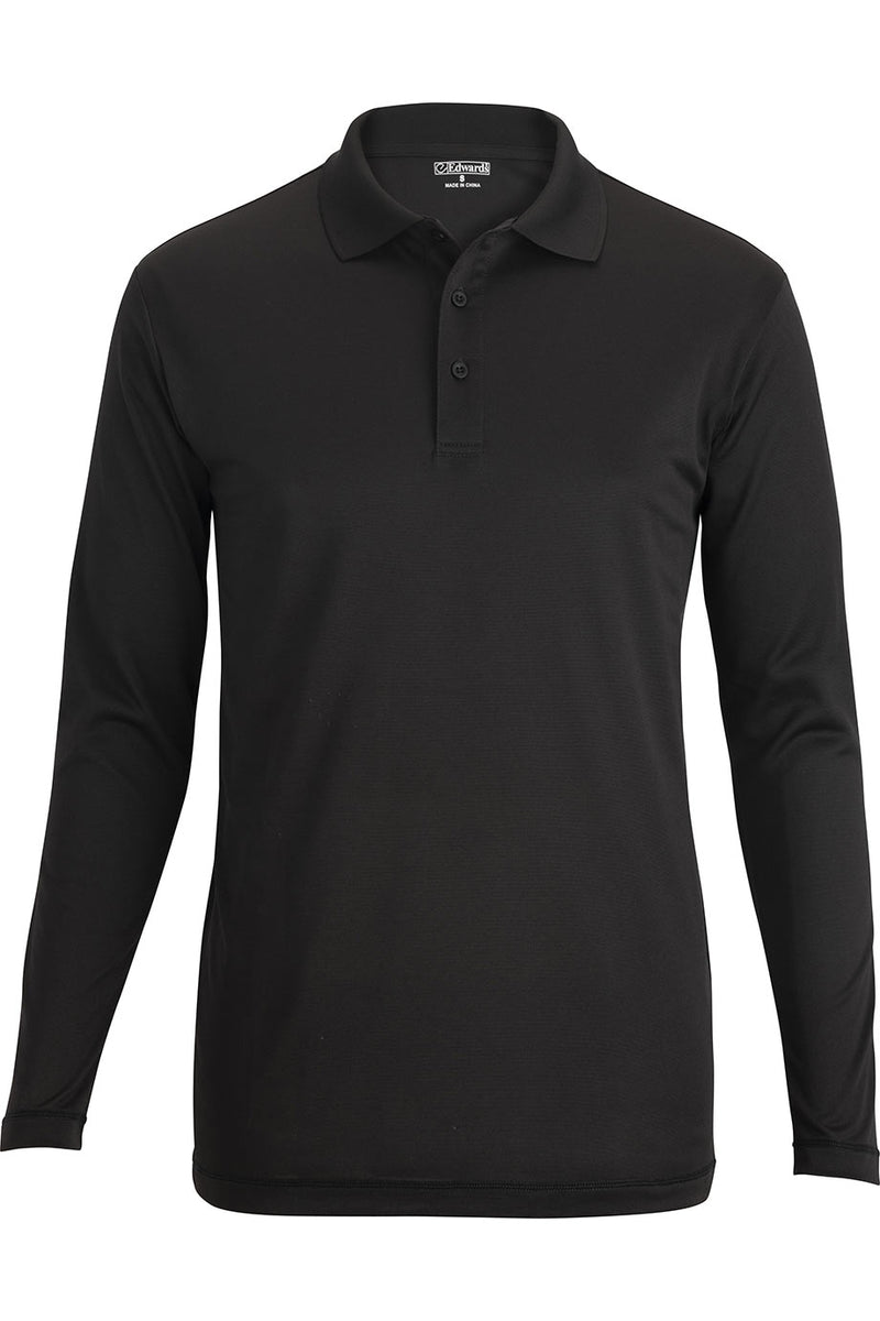 MINI PIQUE LONG SLEEVE UNISEX POLO