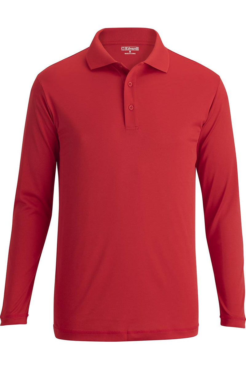 MINI PIQUE LONG SLEEVE UNISEX POLO