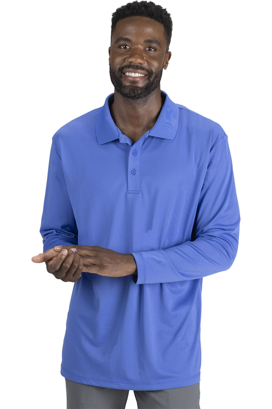 MINI PIQUE LONG SLEEVE UNISEX POLO