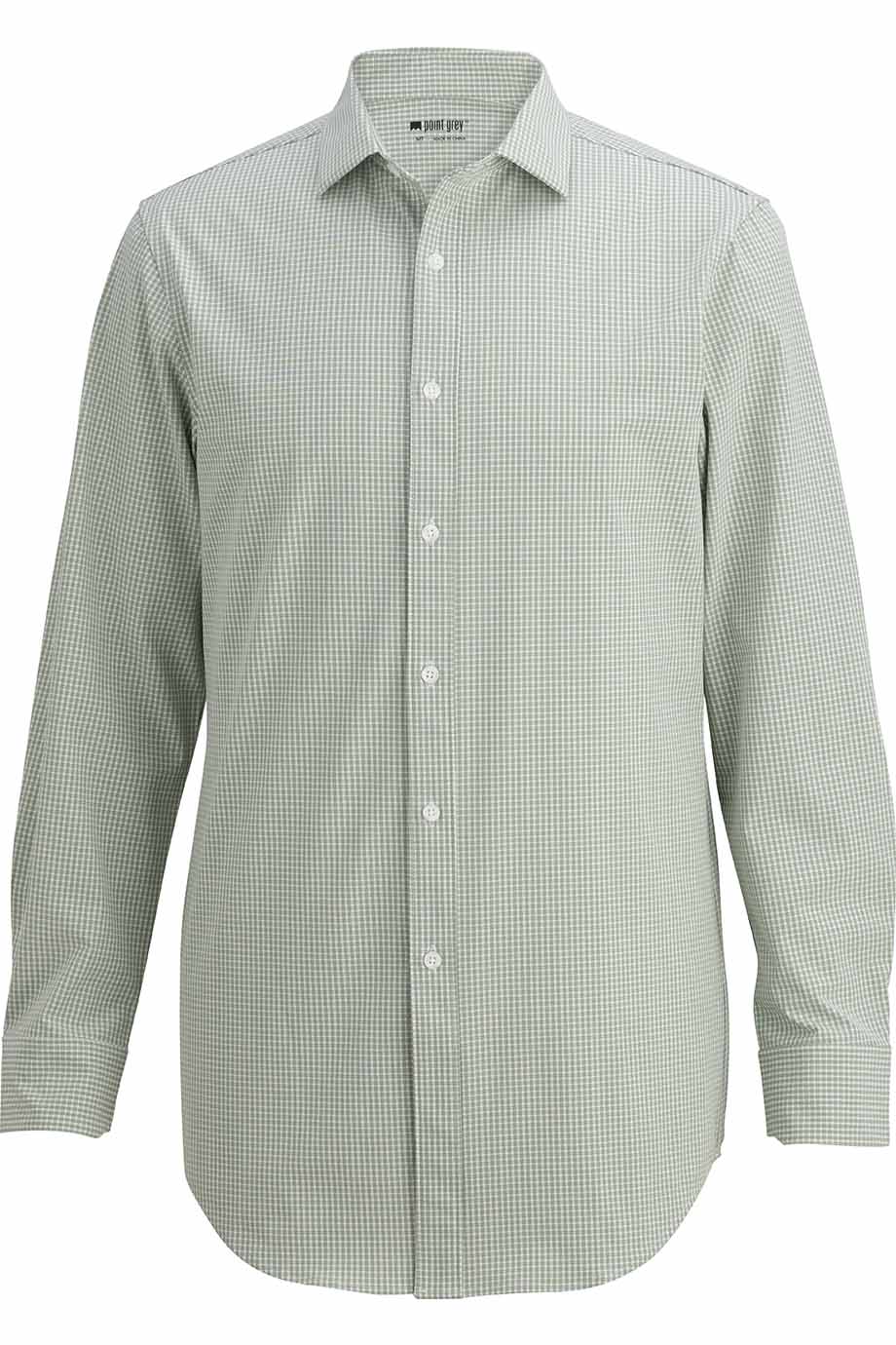 EDWARDS POINT GREY MENS DRESS SHIRT
