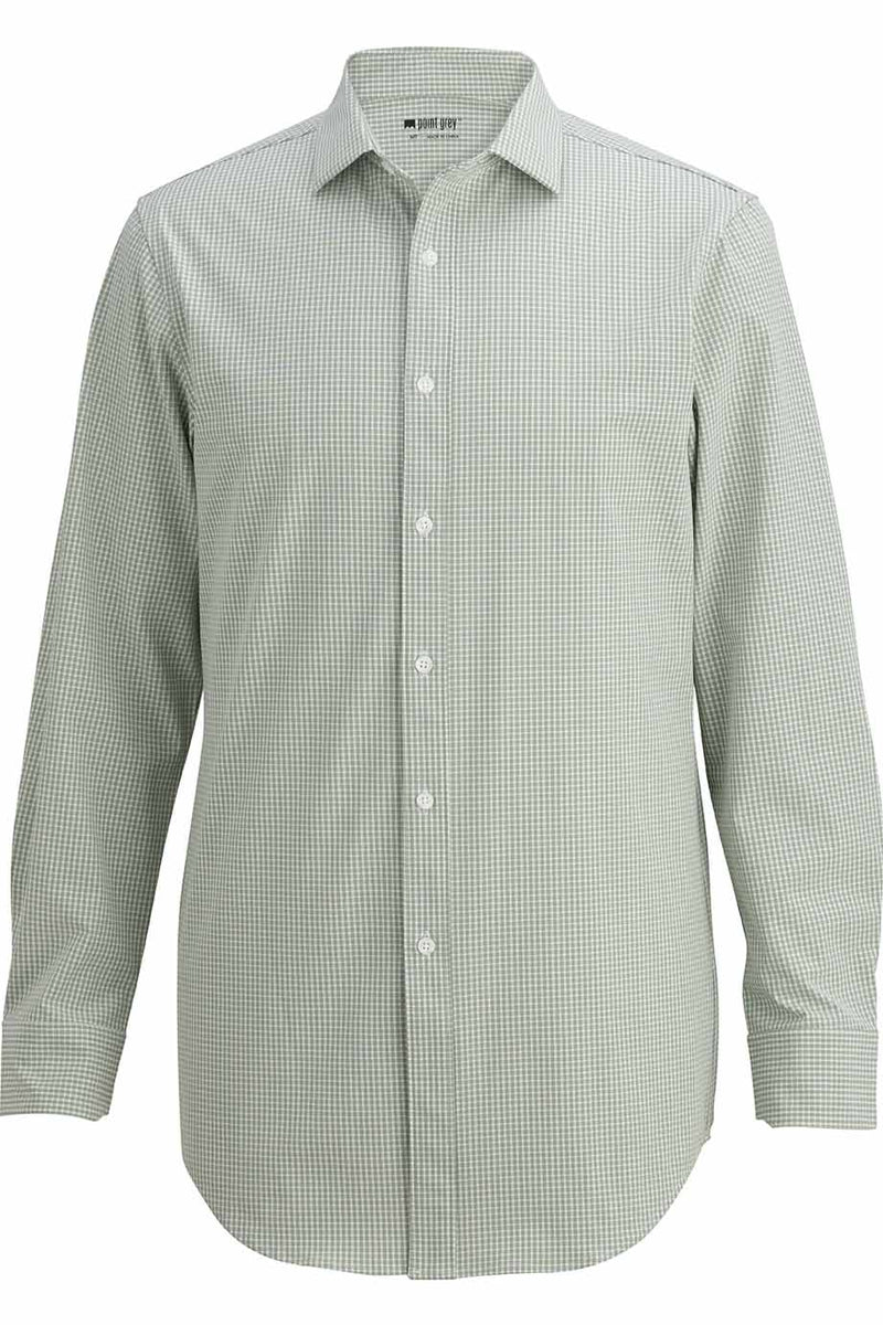 EDWARDS POINT GREY MENS DRESS SHIRT