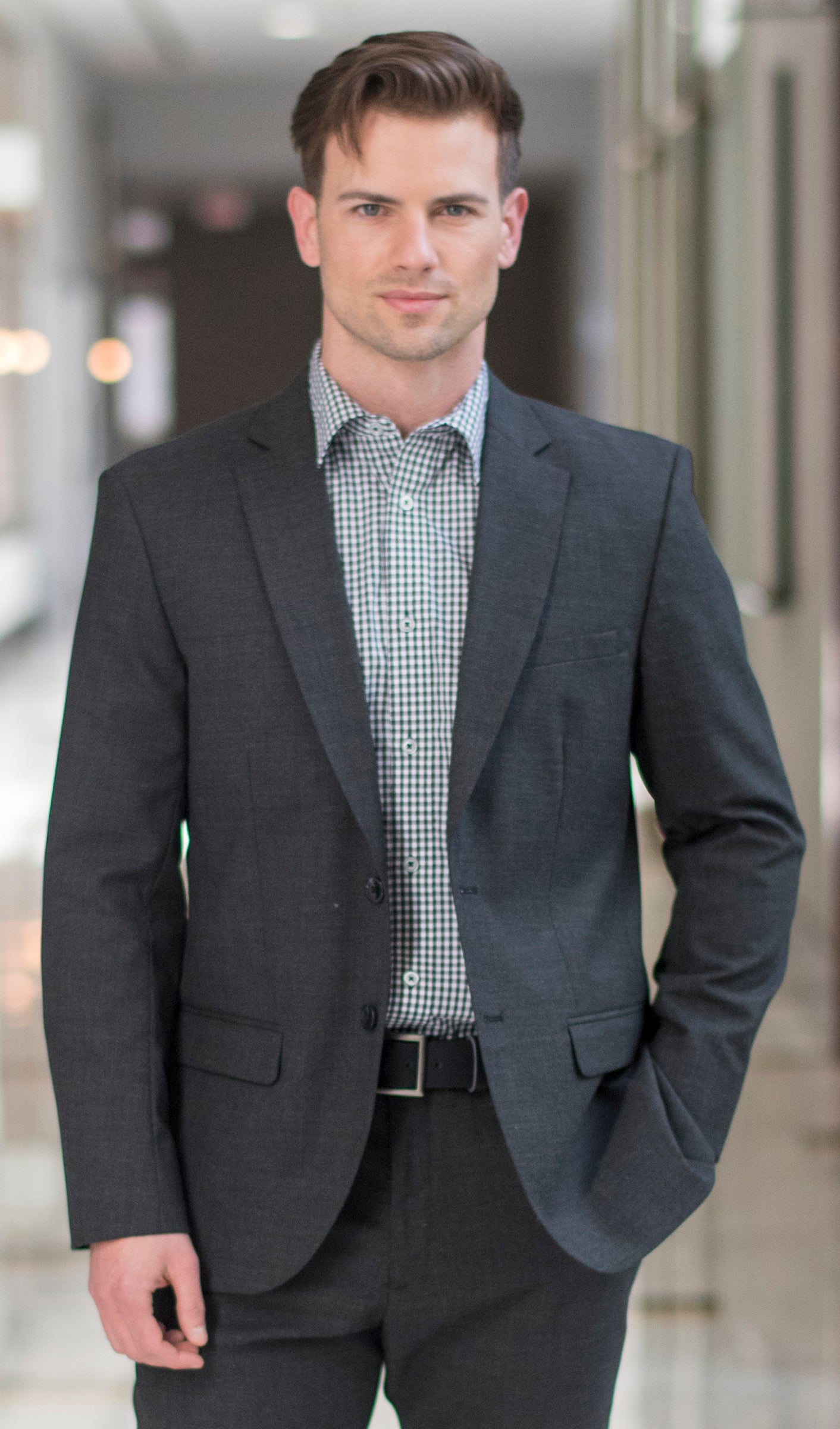 EDWARDS SIGNATURE MENS TAILORED SUIT COAT