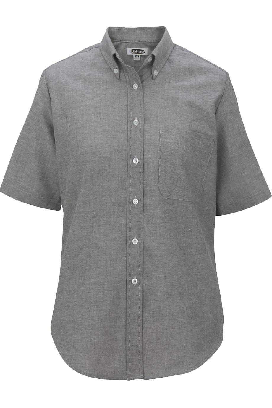 EDWARDS EASY CARE OXFORD SHORT SLEEVE LADIES SHIRT