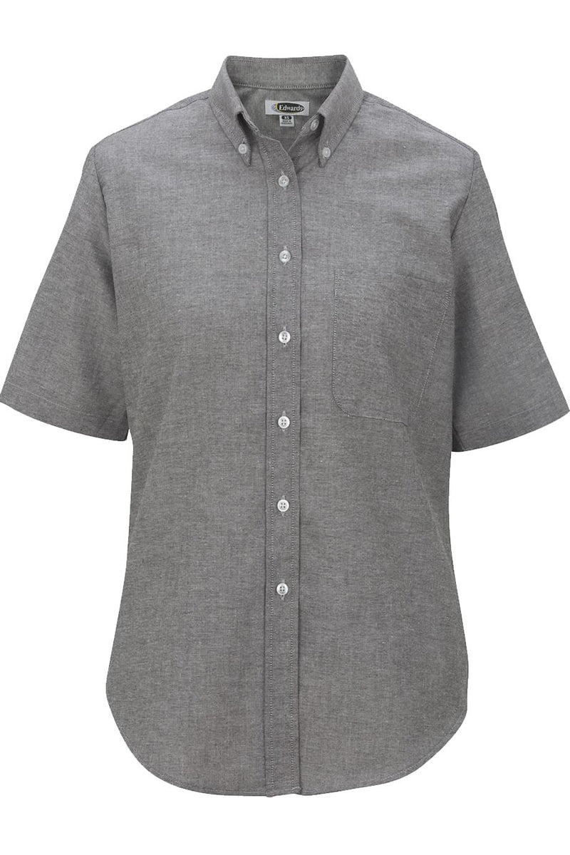 EDWARDS EASY CARE OXFORD SHORT SLEEVE LADIES SHIRT