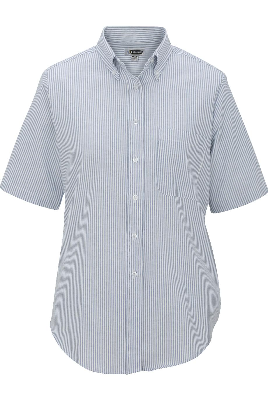 EDWARDS EASY CARE OXFORD SHORT SLEEVE LADIES SHIRT