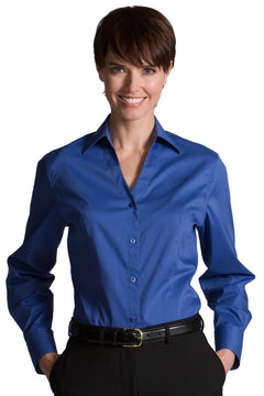 EDWARDS STRETCH BROADCLOTH LONG SLEEVE LADIES SHIRT