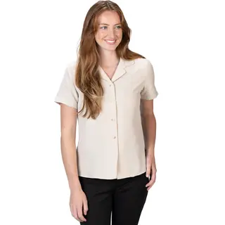 CAMP COLLAR LADIES BLOUSE
