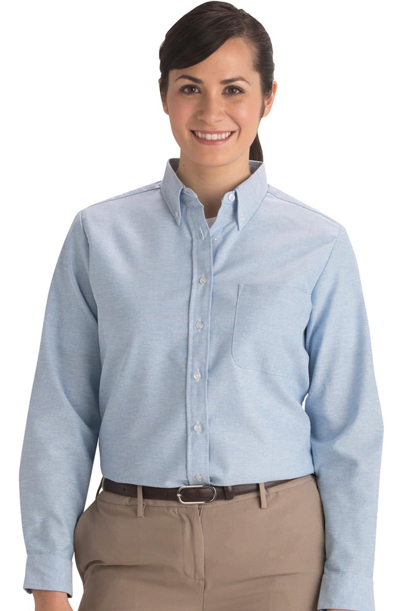 EDWARDS EASY CARE OXFORD LONG SLEEVE LADIES SHIRT