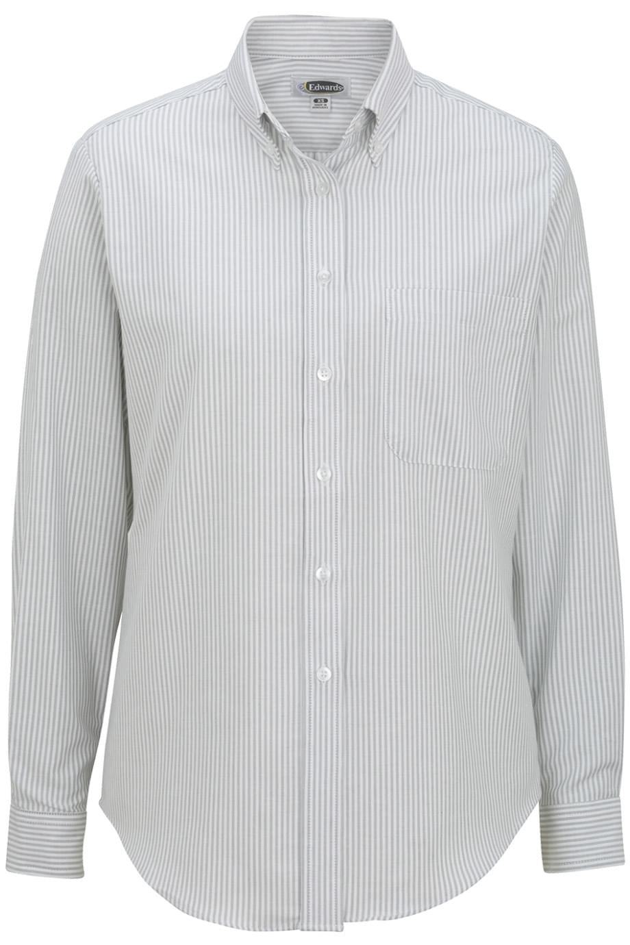 EDWARDS EASY CARE OXFORD LONG SLEEVE LADIES SHIRT