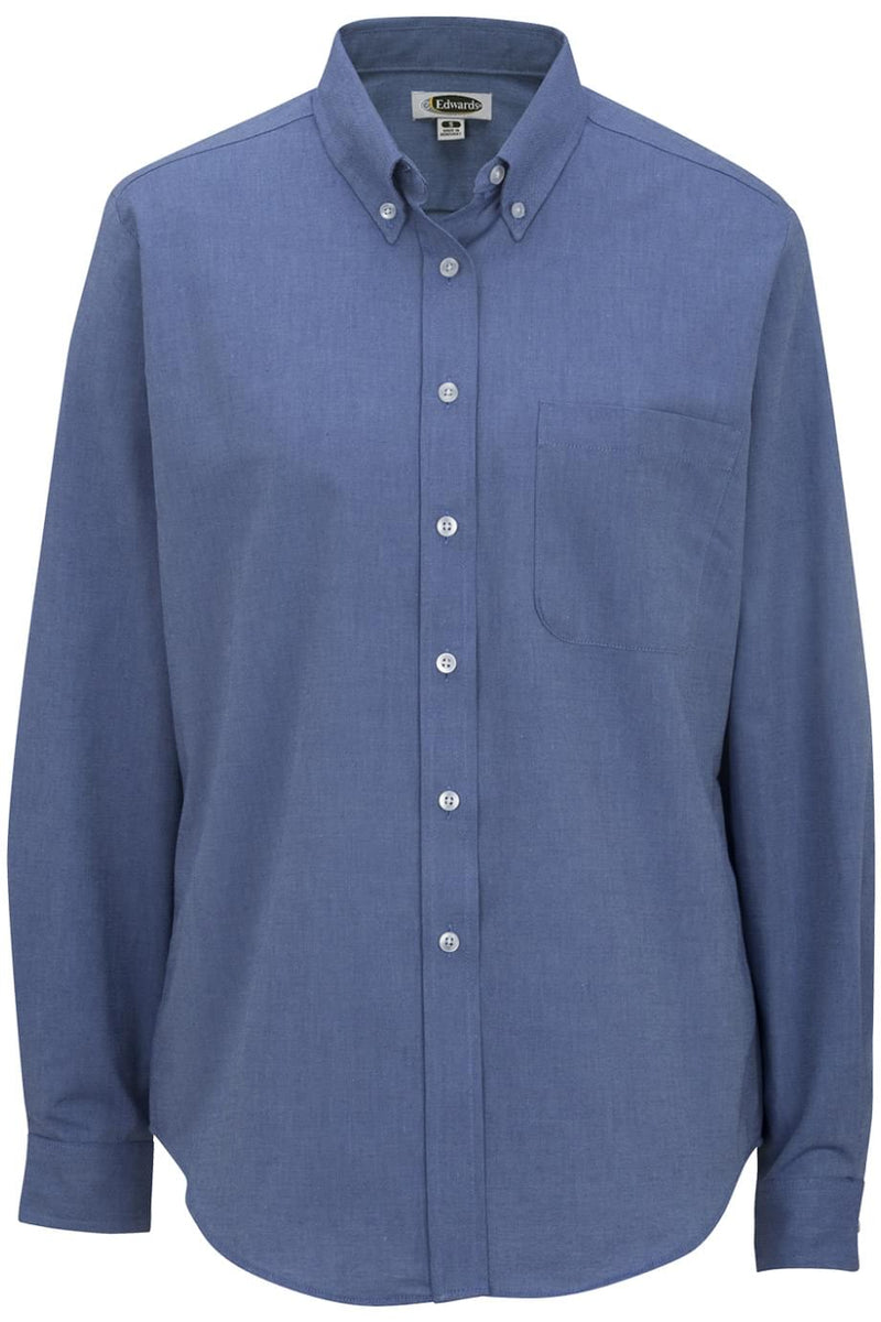 EDWARDS EASY CARE OXFORD LONG SLEEVE LADIES SHIRT