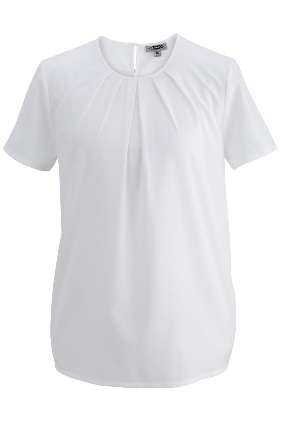 EDWARDS JEWEL NECK LADIES BLOUSE