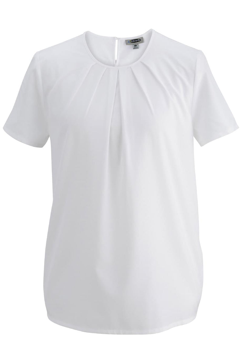 EDWARDS JEWEL NECK LADIES BLOUSE