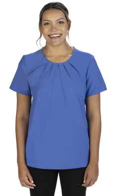 EDWARDS JEWEL NECK LADIES BLOUSE