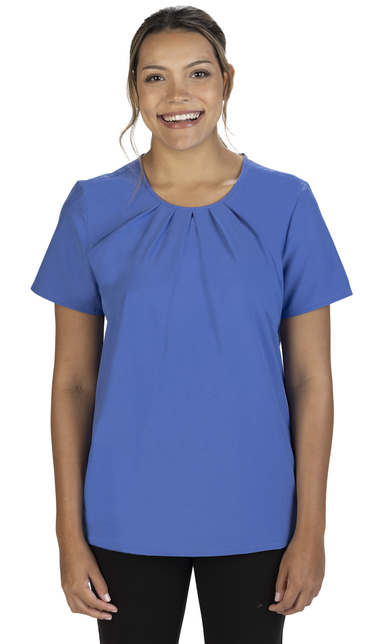 EDWARDS JEWEL NECK LADIES BLOUSE