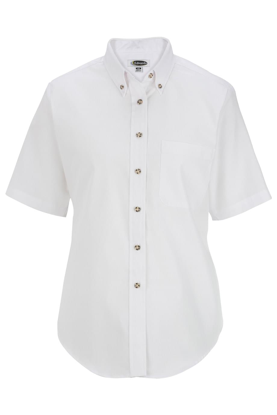 EDWARDS EASY CARE POPLIN SHORT SLEEVE LADIES SHIRT