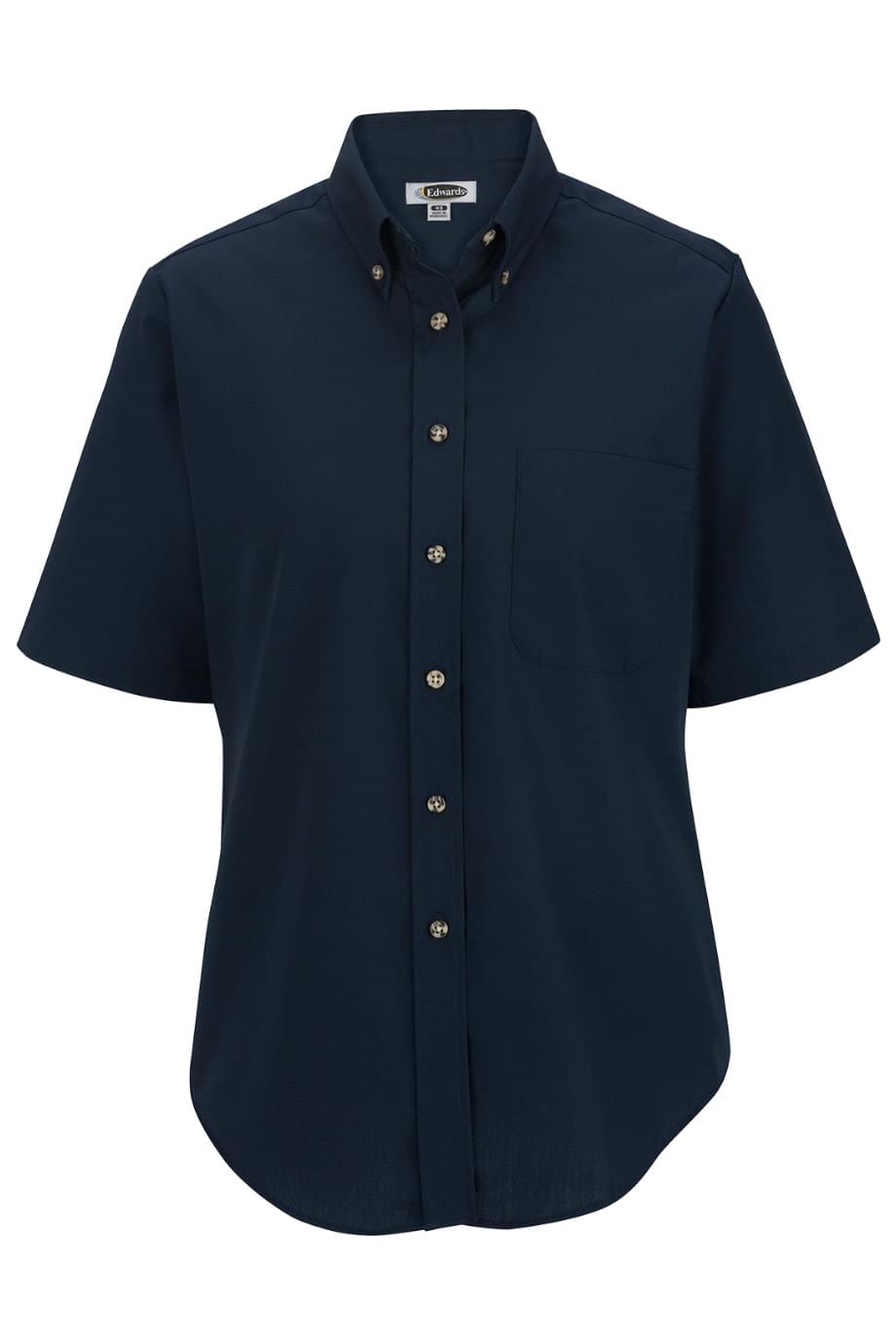 EDWARDS EASY CARE POPLIN SHORT SLEEVE LADIES SHIRT