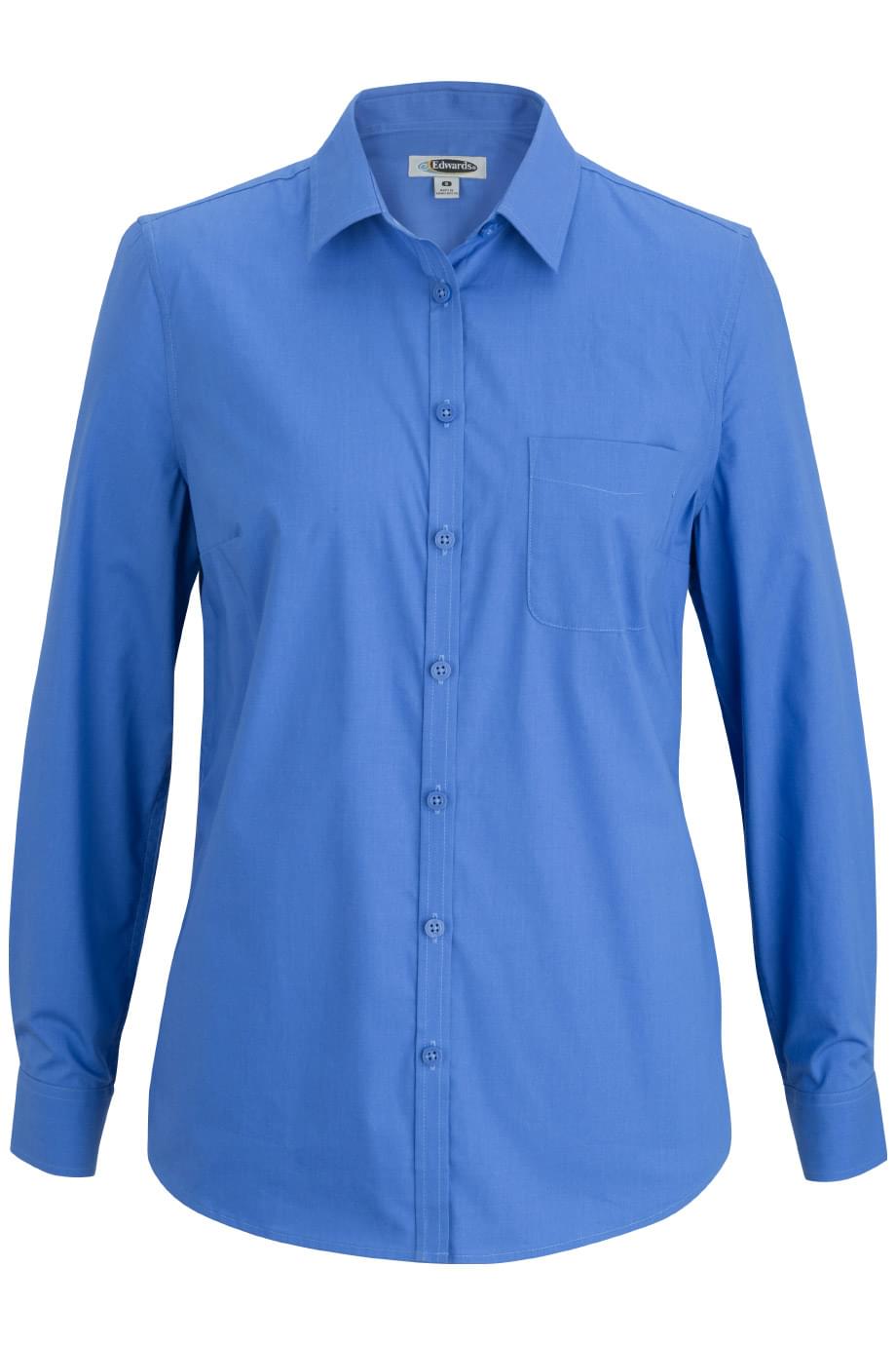 EDWARDS COMFORT STRETCH LONG SLEEVE LADIES SHIRT