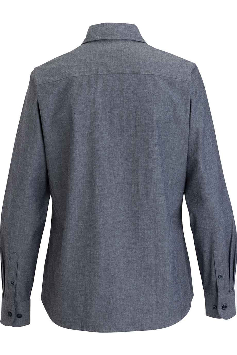CHAMBRAY LONG SLEEVE LADIES SHIRT