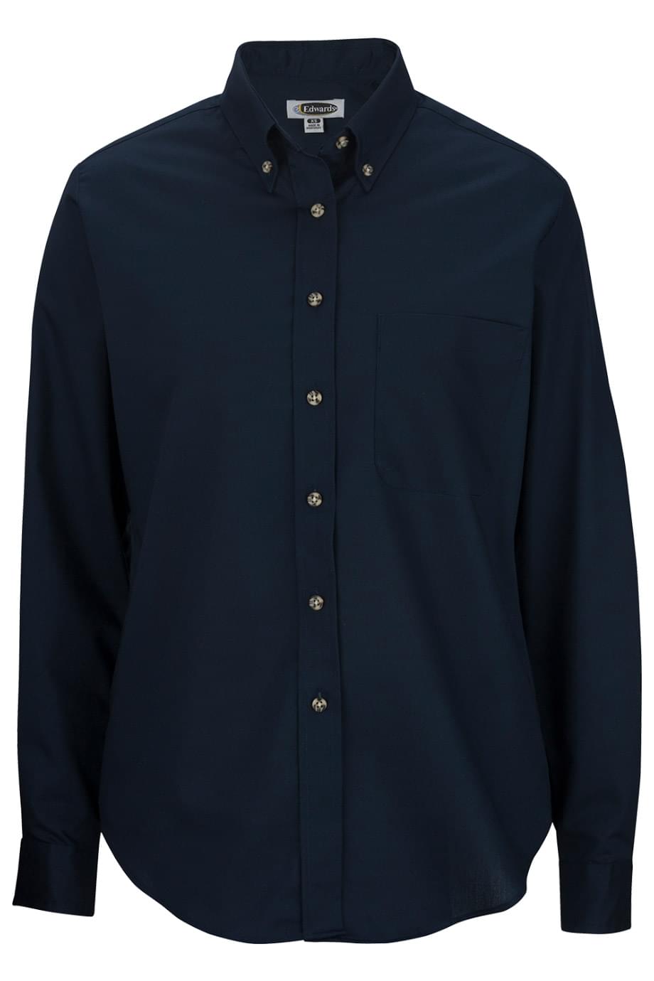 EDWARDS EASY CARE POPLIN LONG-SLEEVE LADIES SHIRT