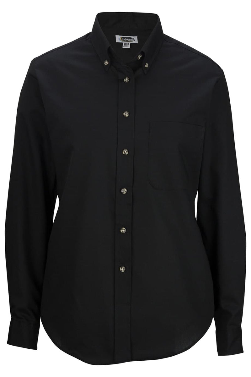 EDWARDS EASY CARE POPLIN LONG-SLEEVE LADIES SHIRT