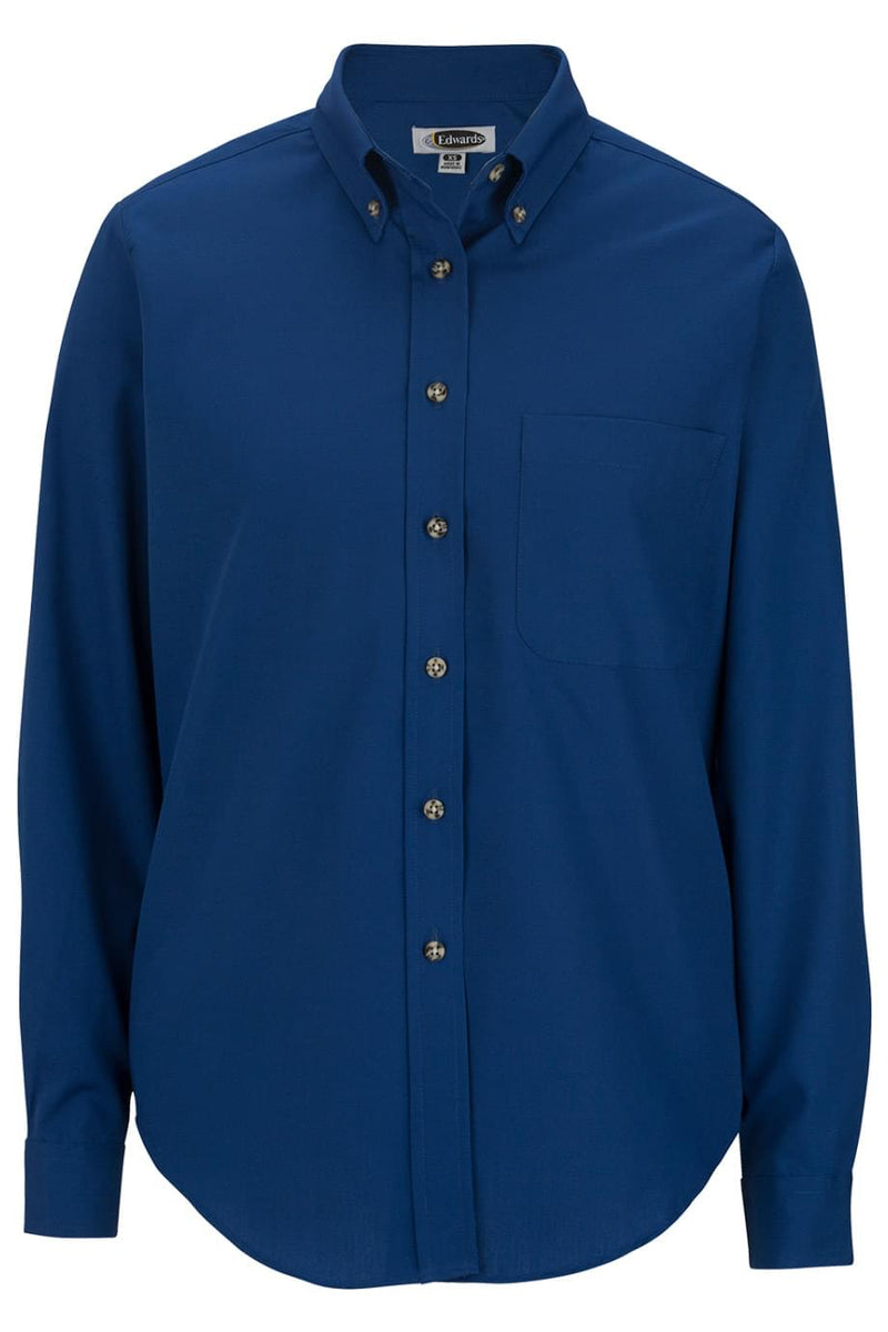 EDWARDS EASY CARE POPLIN LONG-SLEEVE LADIES SHIRT
