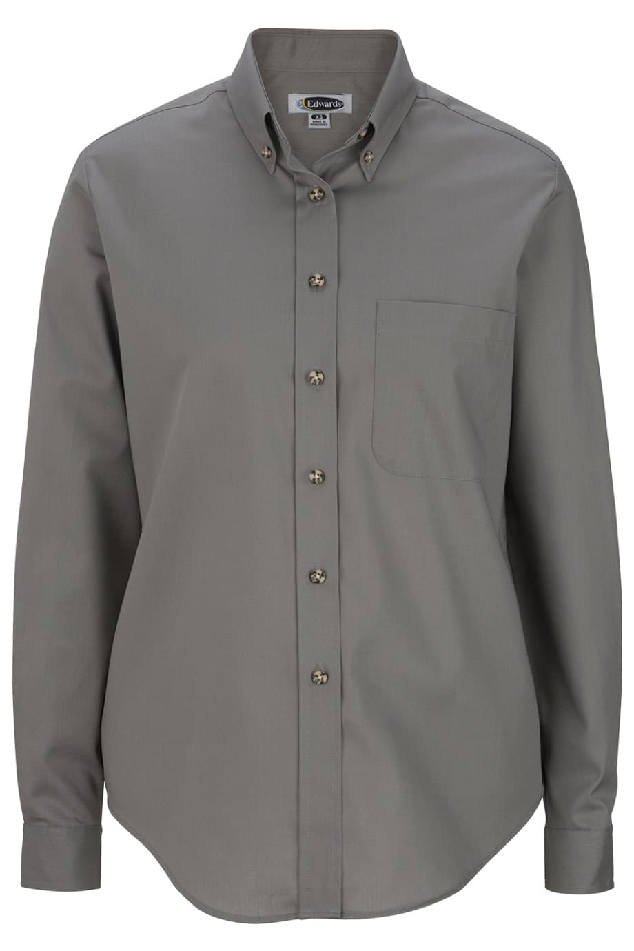 EDWARDS EASY CARE POPLIN LONG-SLEEVE LADIES SHIRT