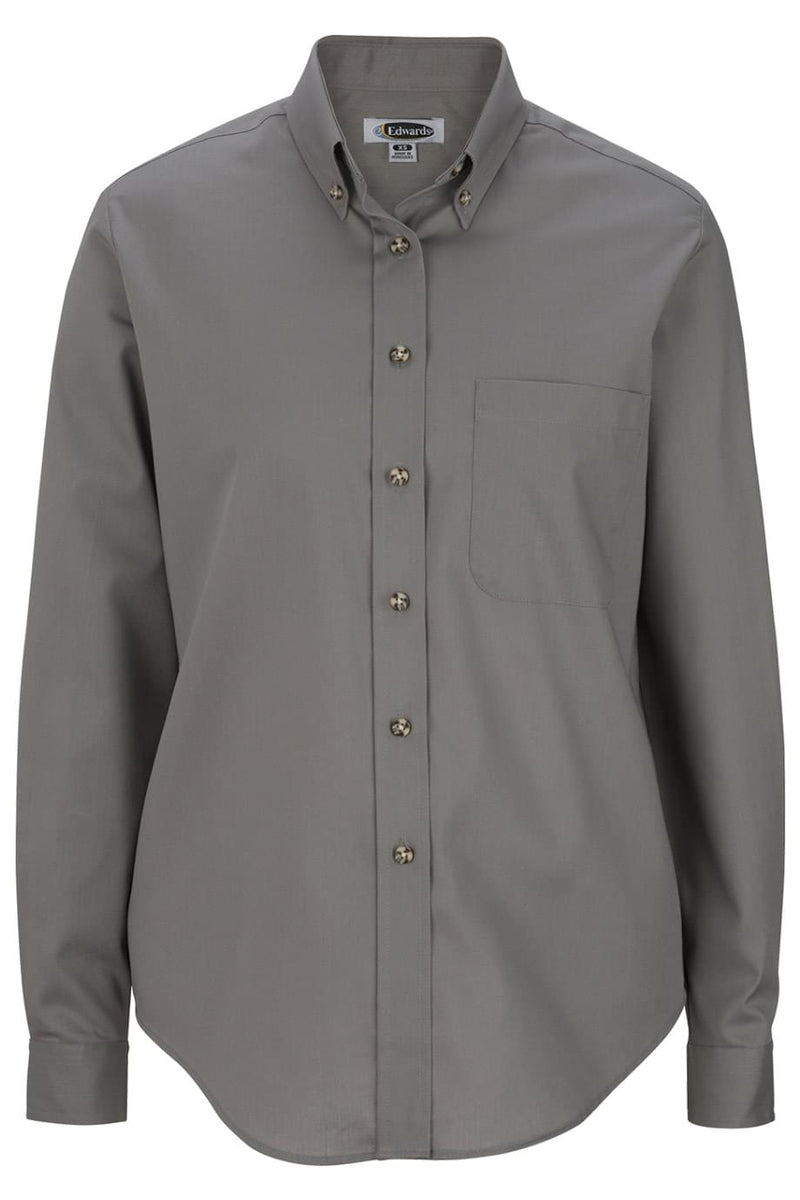EDWARDS EASY CARE POPLIN LONG-SLEEVE LADIES SHIRT