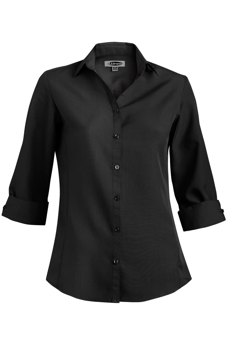 EDWARDS LADIES BATISTE 3/4 SLEEVE BLOUSE
