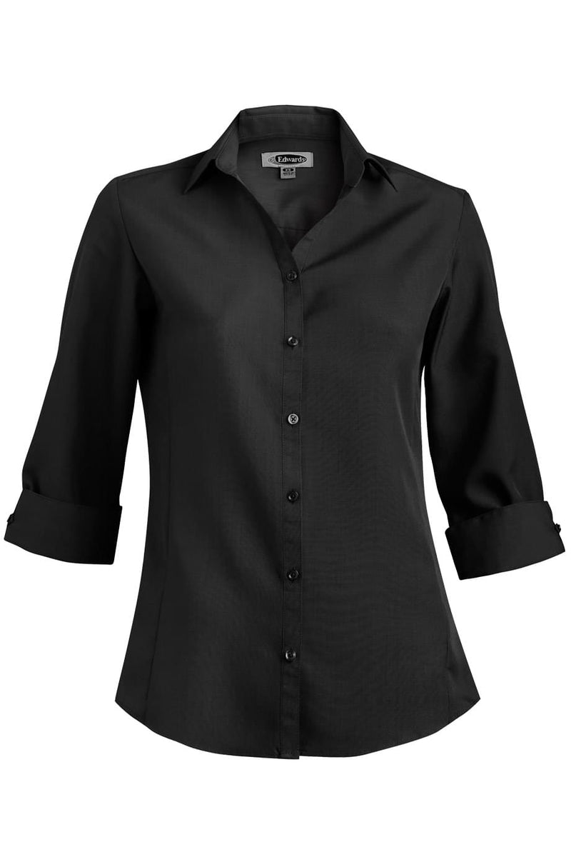 EDWARDS LADIES BATISTE 3/4 SLEEVE BLOUSE