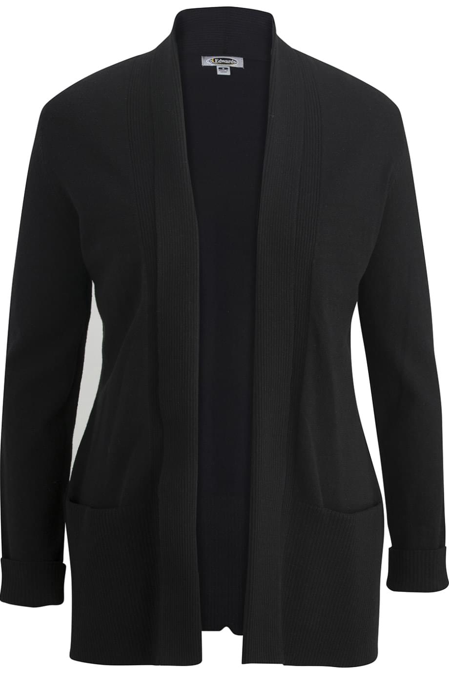 EDWARDS TRI BLEND LADIES SHAWL COLLAR CARDIGAN