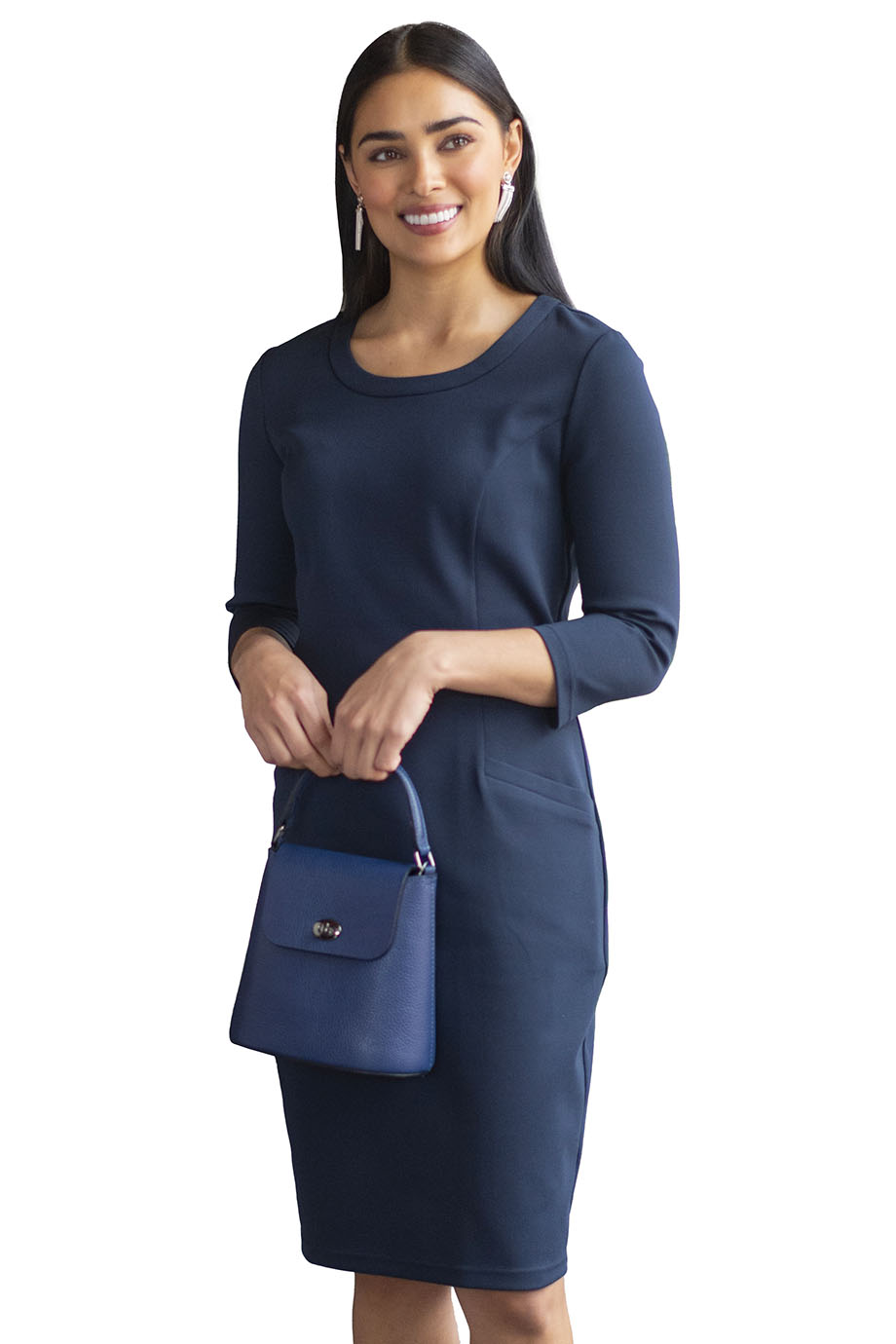 EDWARDS PONTE LADIES DRESS