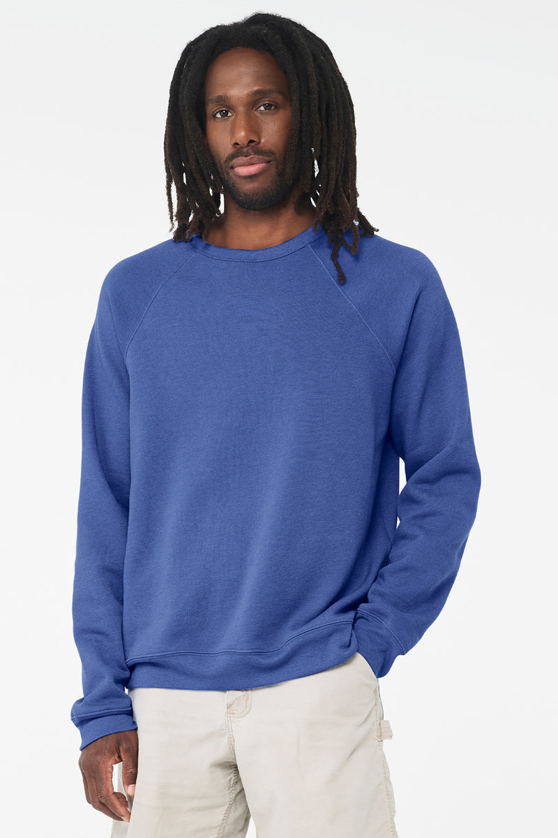 BELLA+CANVAS  ®  Unisex Sponge Fleece Raglan Sweatshirt. BC3901