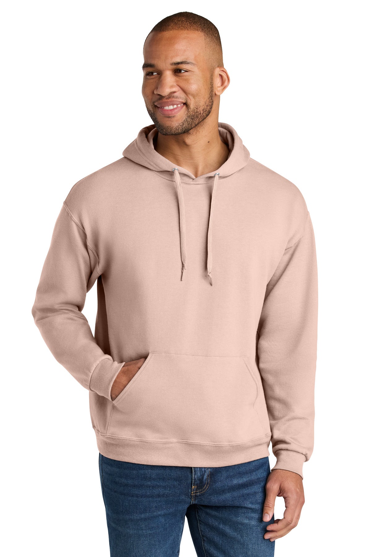 Jerzees Ultimate ™  Unisex CVC Ring Spun Hooded Sweatshirt IC49M