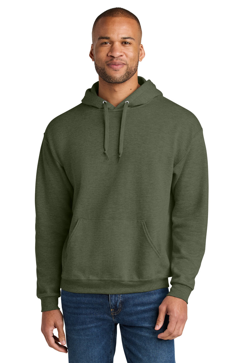 Jerzees Ultimate ™  Unisex CVC Ring Spun Hooded Sweatshirt IC49M